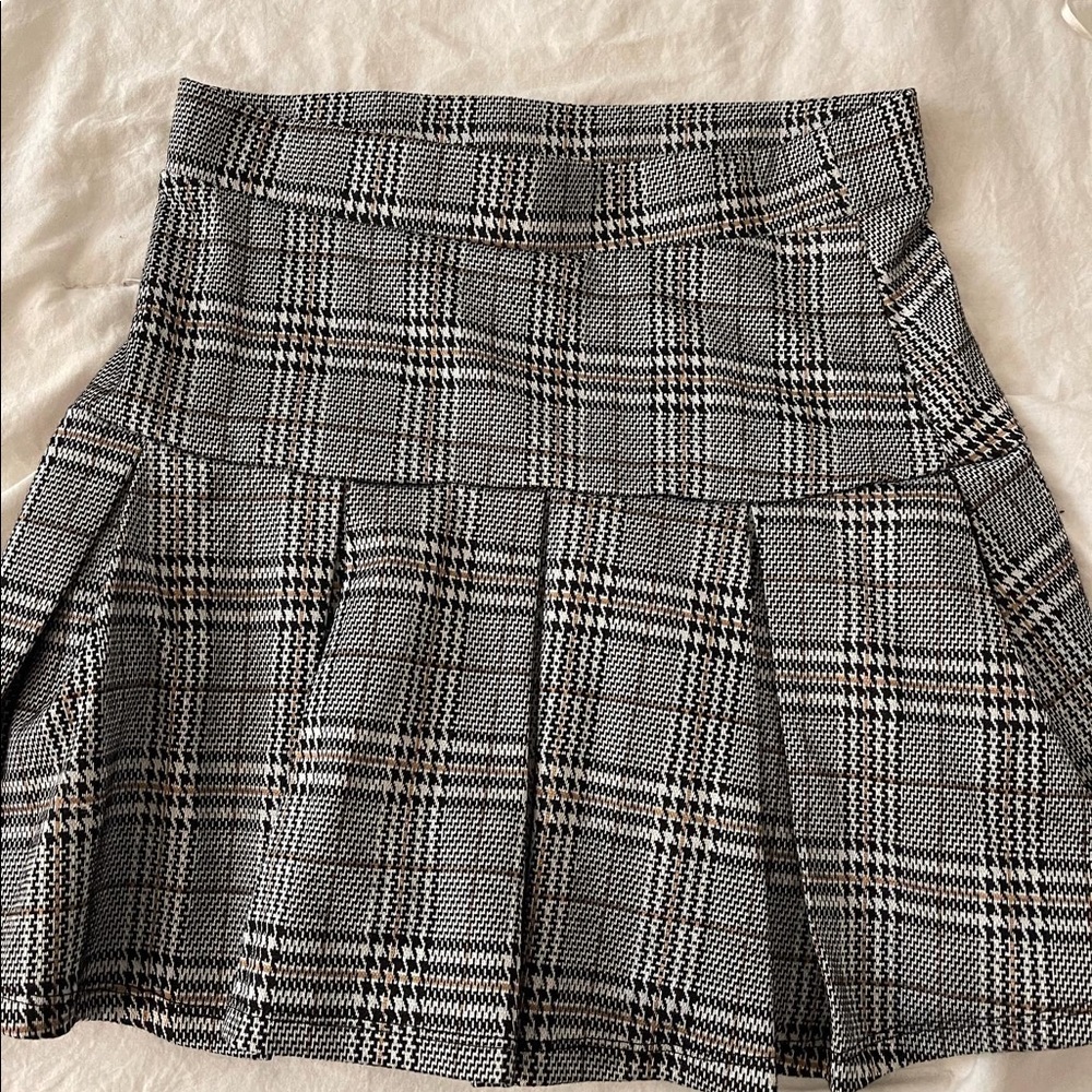Small plaid skirt